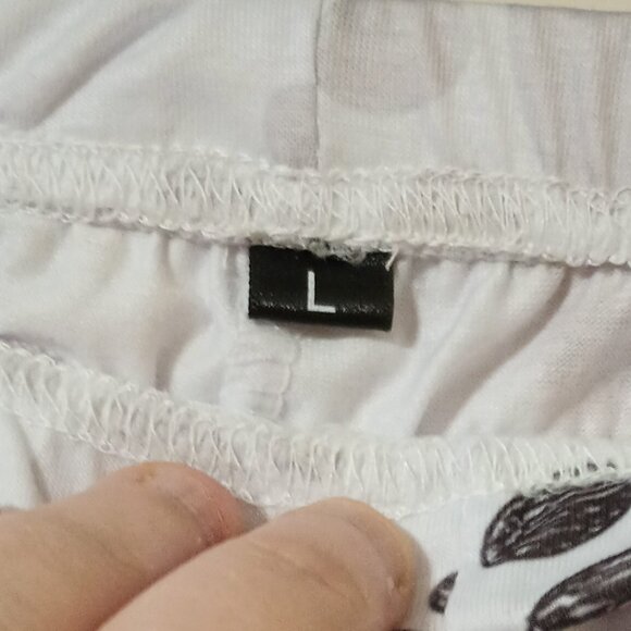 NWOT ~ Women's Dog Faces & Paw Print Lounge Pants/Pajama Bottoms (Size: Large) - Picture 8 of 9